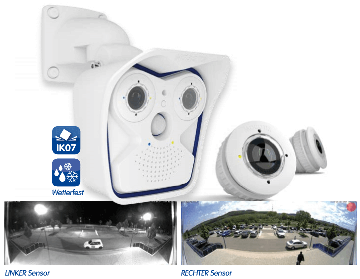 MOBOTIX M16 Tag- und Nachtaufnahme