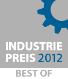 Zertifikat Best of Industriepreis 2012